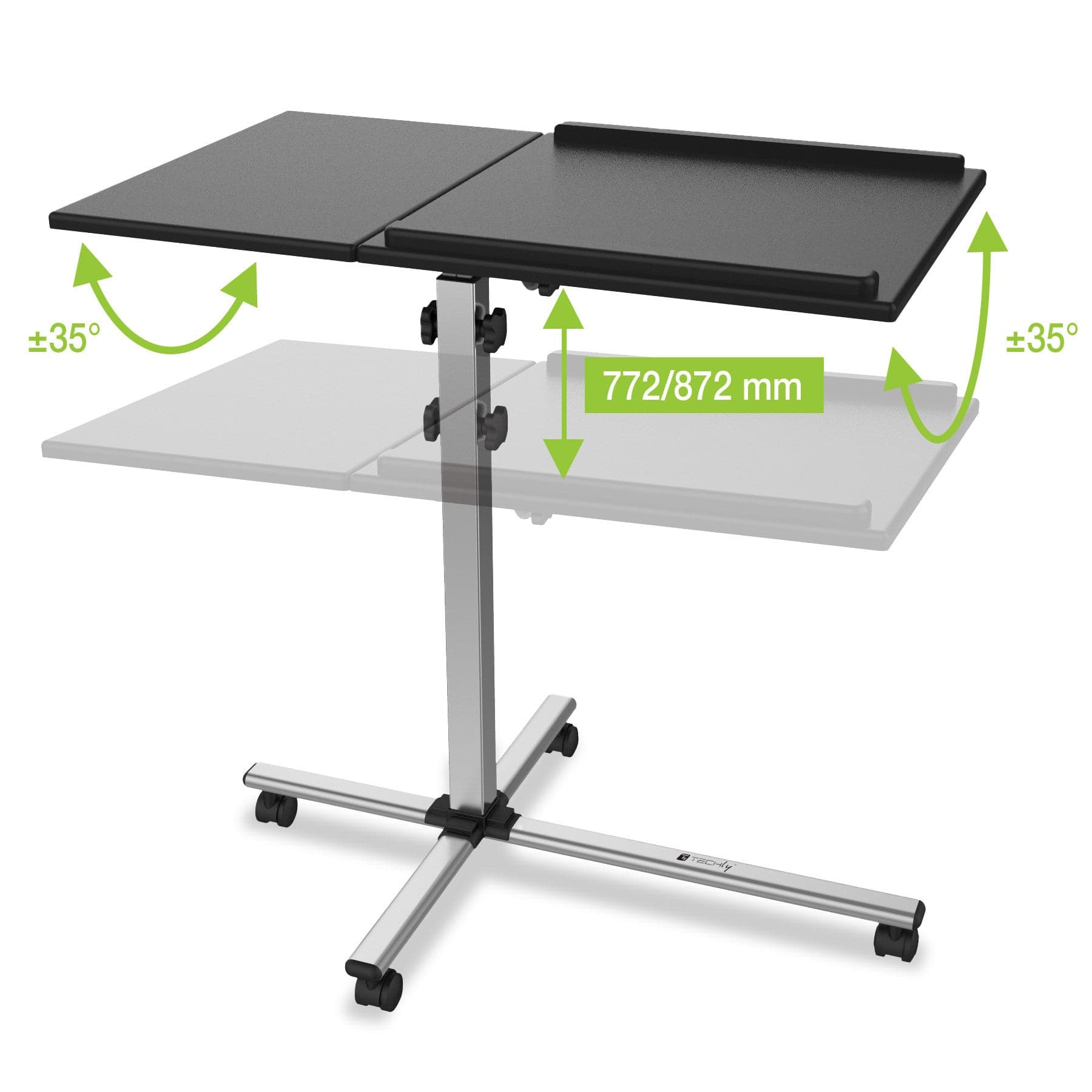 Carrello per Proiettore e Notebook a Due Ripiani Regolabile in Altezza in Supporti per proiettori Scontolo.net - Potenza, commercioVirtuoso.it