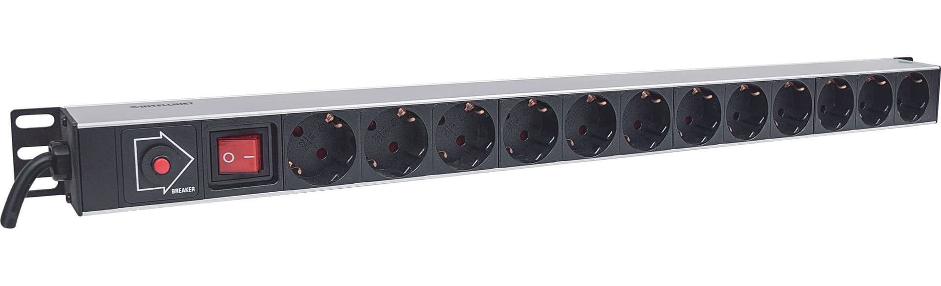 Multipresa Verticale per Rack 12 Posti Spina Schuko Angolata in Multiprese Scontolo.net - Potenza, commercioVirtuoso.it