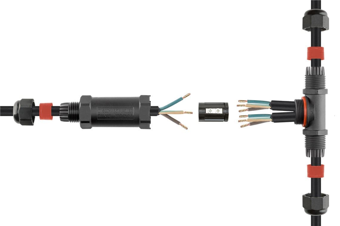 Raccordo di Connessione a T Impermeabile IP68 per Cavo Elettrico in Scatole di derivazione Scontolo.net - Potenza, commercioVirtuoso.it