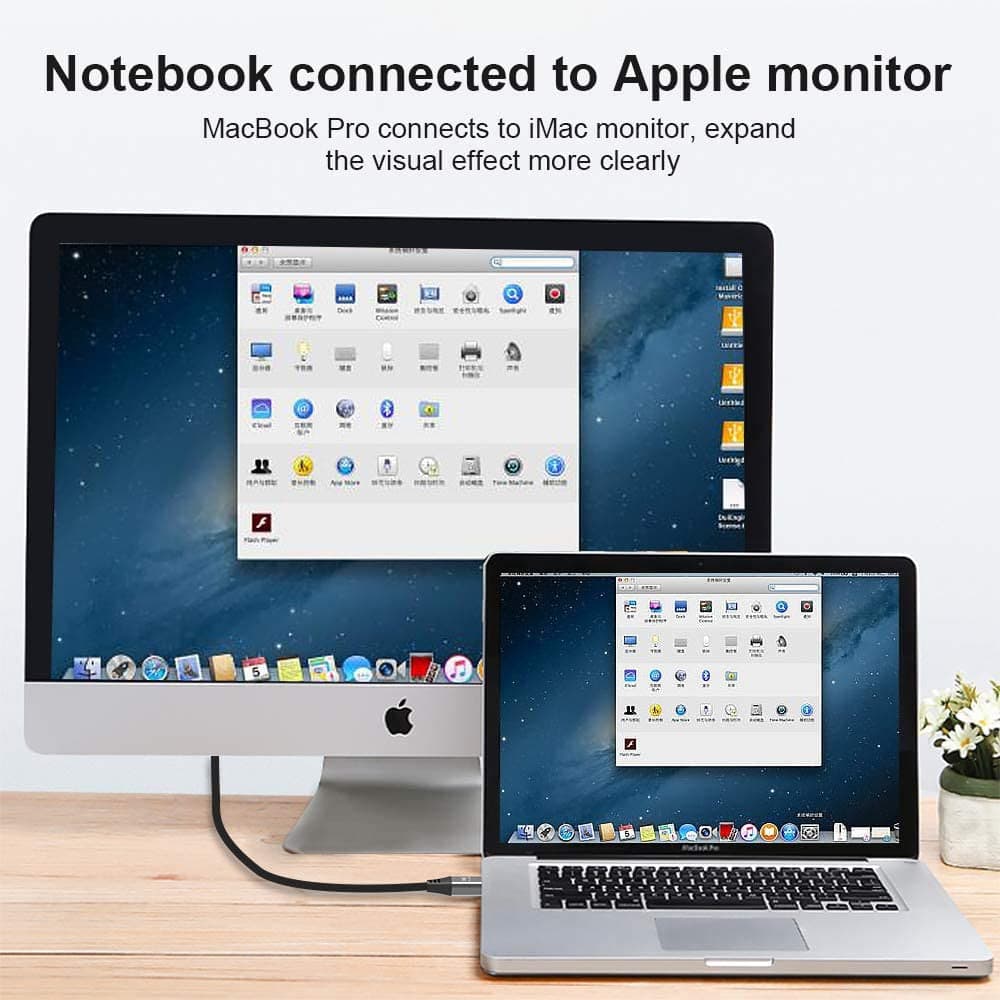 Cavo Monitor Mini DisplayPort V.1.4 (Thunderbolt) M/M 2 m in  Scontolo.net - Potenza, commercioVirtuoso.it