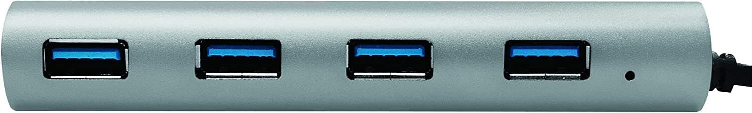 Hub USB 3.0 SuperSpeed 4 porte Alluminio Silver in  Scontolo.net - Potenza, commercioVirtuoso.it