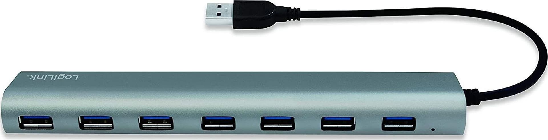 Hub USB 3.0 SuperSpeed 7 porte Alluminio Silver in  Scontolo.net - Potenza, commercioVirtuoso.it