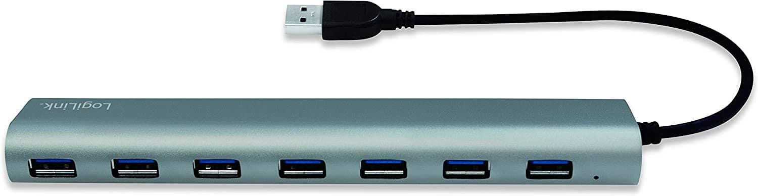 Hub USB 3.0 SuperSpeed 7 porte Alluminio Silver in  Scontolo.net - Potenza, commercioVirtuoso.it