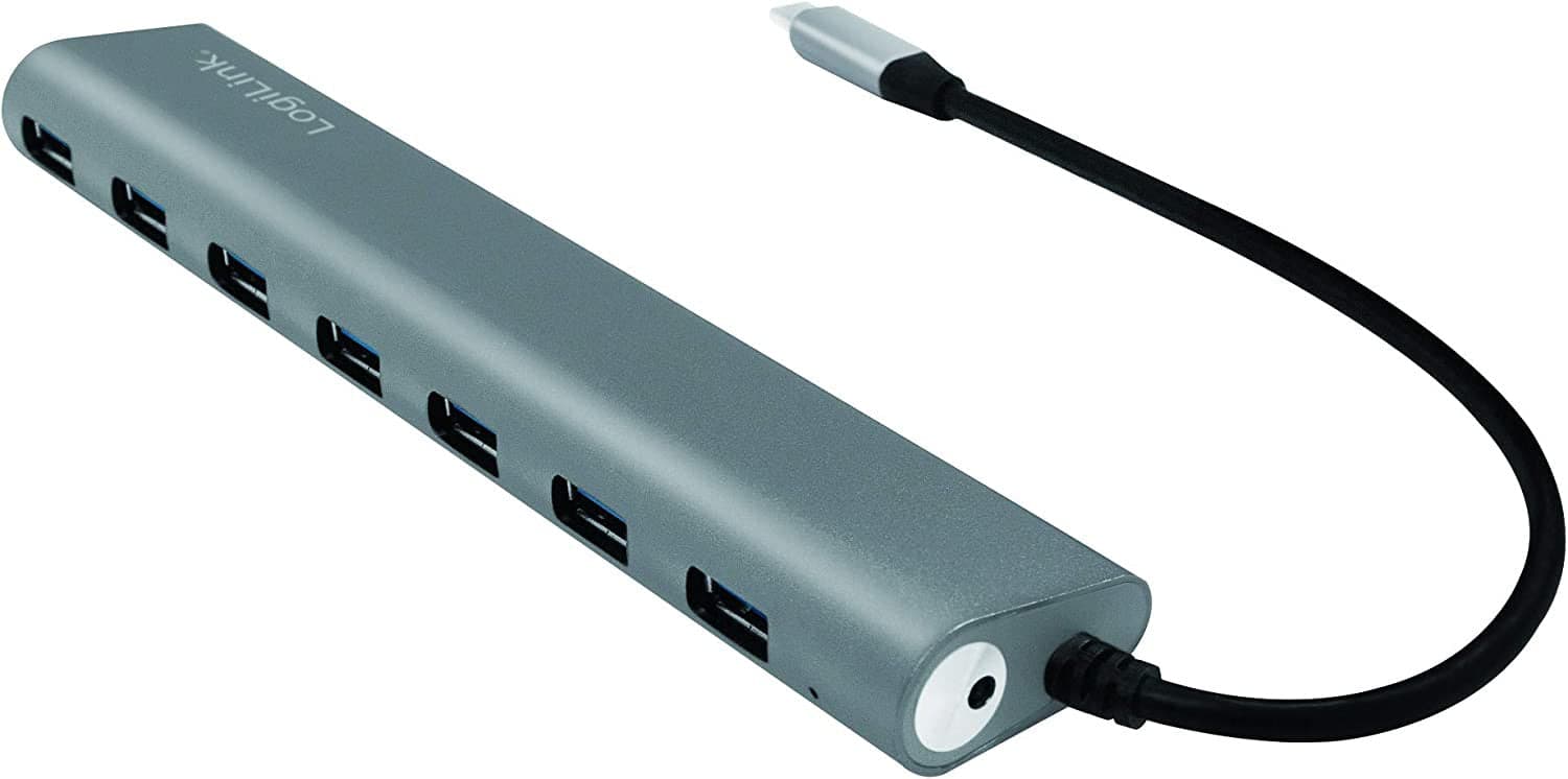 Hub USB-C&trade SuperSpeed 7 Porte Alluminio Silver in  Scontolo.net - Potenza, commercioVirtuoso.it