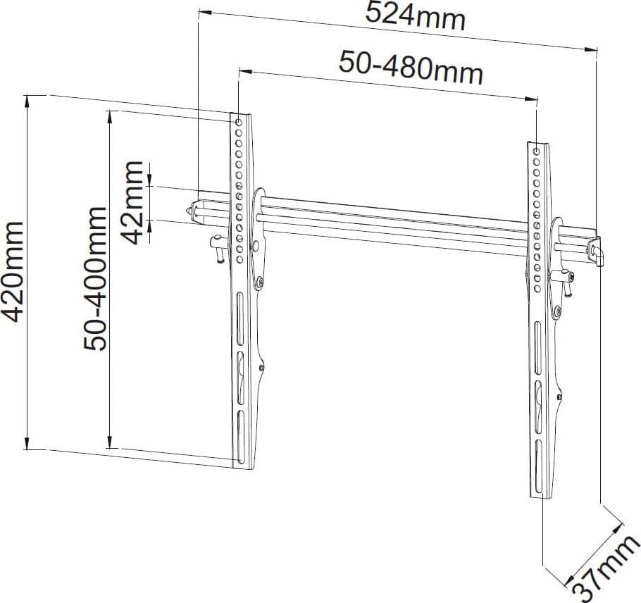 Staffa a Muro Inclinabile TV LED LCD 23-55'' in Supporti da parete e da soffitto Scontolo.net - Potenza, commercioVirtuoso.it