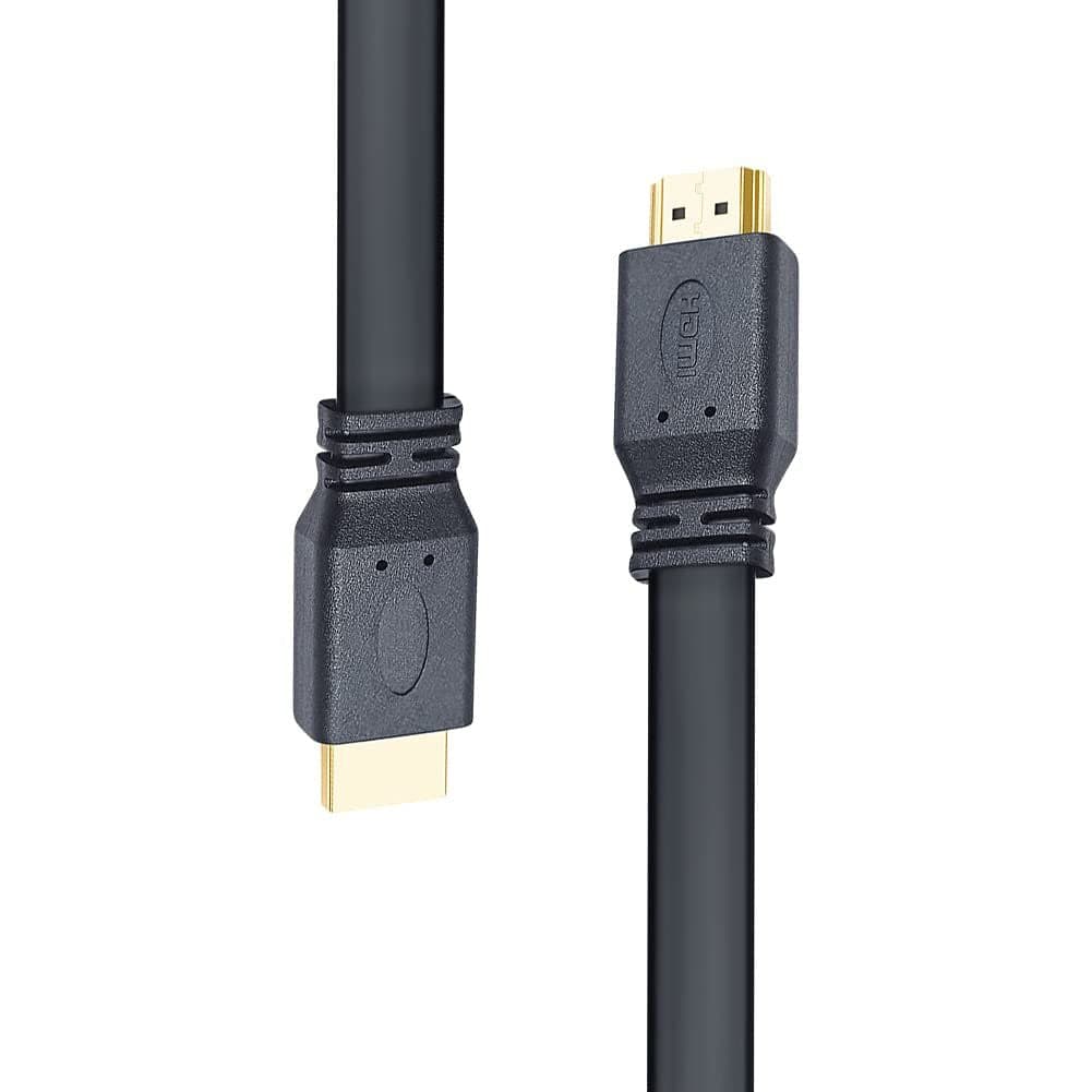Cavo HDMI 2.0 High Speed con Ethernet A/A M/M Piatto 0,5m in Cavi HDMI Scontolo.net - Potenza, commercioVirtuoso.it