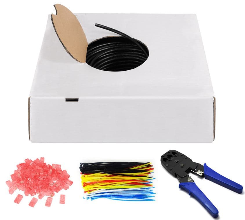 Kit Matassa U/UTP Cavo Cat.6 Rame 305m Rigido completo di Accessori in Cavi Ethernet Scontolo.net - Potenza, commercioVirtuoso.it