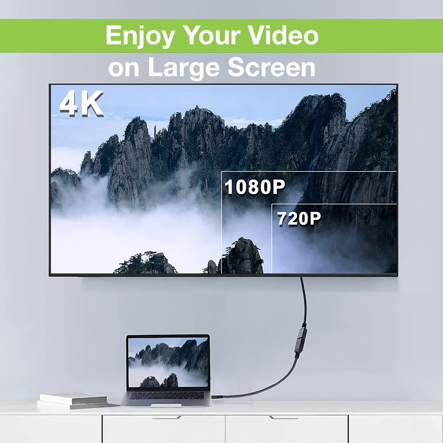 Cavo Prolunga HDMI High Speed con Ethernet 4K 60Hz M/F 7,5 m in Cavi HDMI Scontolo.net - Potenza, commercioVirtuoso.it