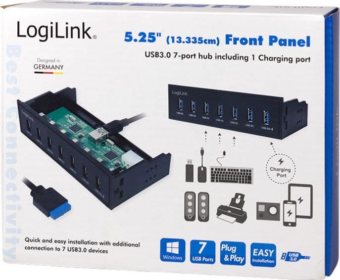 Hub USB Interno 5,25'' 7 porte USB 3.0 con Ricarica Veloce in  Scontolo.net - Potenza, commercioVirtuoso.it