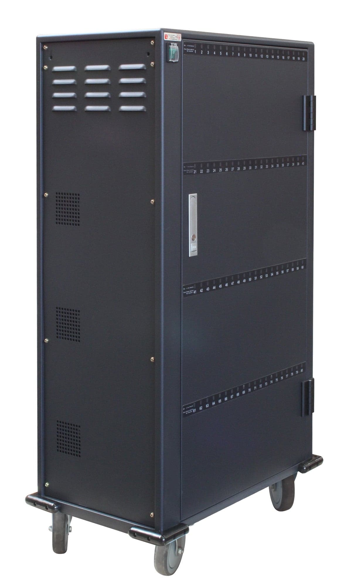 Carrello Stazione di Ricarica 80 USB Notebook o Smartphone Nero in Caricabatterie da muro Scontolo.net - Potenza, commercioVirtuoso.it