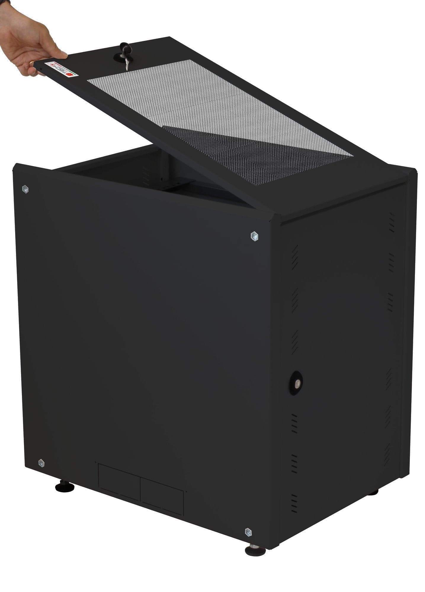 Armadio Rack 19'' ideale per Accumulatori Fotovoltaico 8U P600mm Nero in Armadi da laboratorio Scontolo.net - Potenza, commercioVirtuoso.it