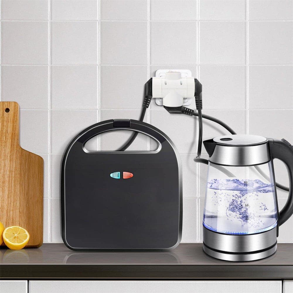 Adattatore Triplo Schuko Spina 2P+T 3 Prese 16A Bianco in Multiprese Scontolo.net - Potenza, commercioVirtuoso.it