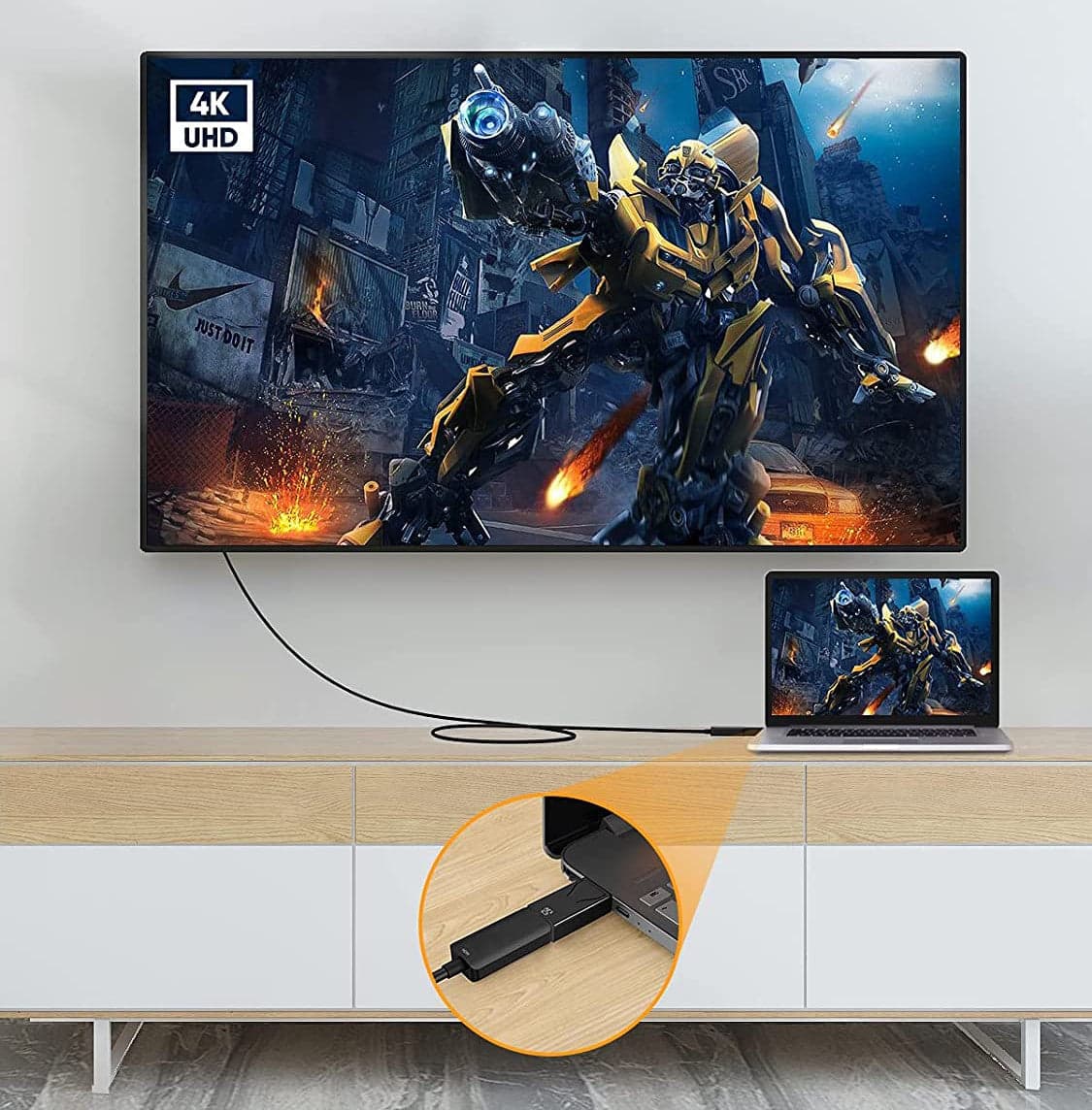 Adattatore Convertitore da DisplayPort DP 1.2 a HDMI 4K 60Hz Nero in  Scontolo.net - Potenza, commercioVirtuoso.it