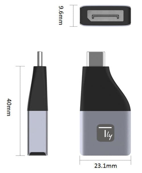 Adattatore Convertitore da USB-C&trade a DisplayPort in  Scontolo.net - Potenza, commercioVirtuoso.it