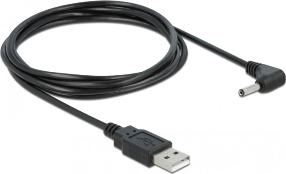 Cavo Alimentazione USB DC 3.5x1.35 mm Angolato 1,5 m Nero in Cavi di alimentazione Scontolo.net - Potenza, commercioVirtuoso.it
