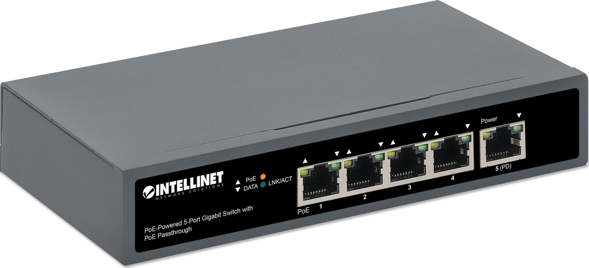 Switch Gigabit a 5 Porte con Alimentazione PoE Passante in  Scontolo.net - Potenza, commercioVirtuoso.it