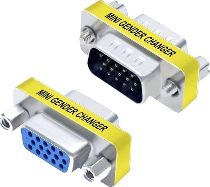 Mini Gender Changer VGA DB 15 poli HD M/F in  Scontolo.net - Potenza, commercioVirtuoso.it
