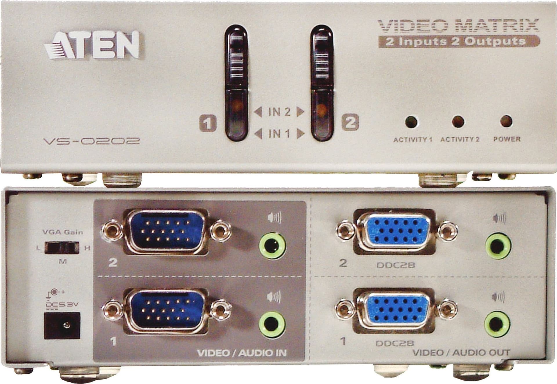 Matrix Switch Video 2 IN 2 OUT VGA con Audio, VS0202 in Selettori audio-video Scontolo.net - Potenza, commercioVirtuoso.it