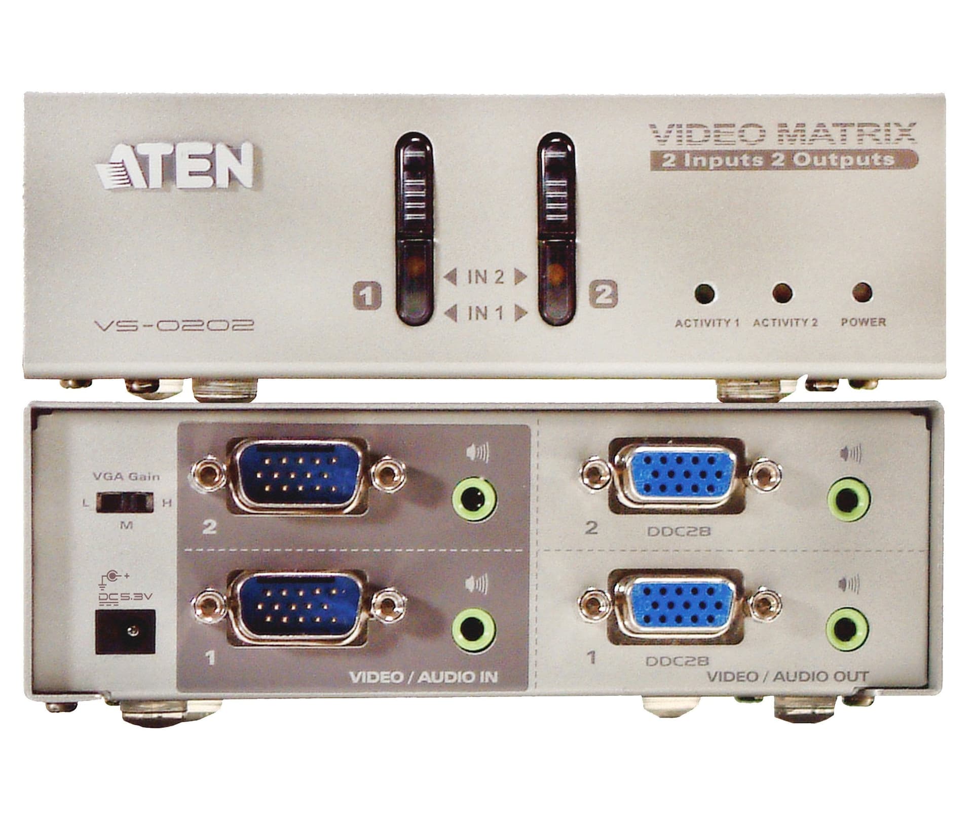 Matrix Switch Video 2 IN 2 OUT VGA con Audio, VS0202 in Selettori audio-video Scontolo.net - Potenza, commercioVirtuoso.it