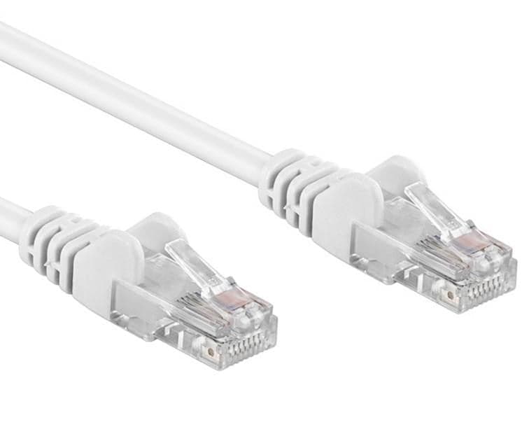 Cavo di rete Patch CCA Cat. 6 Bianco UTP 0,25 m in Cavi Ethernet Scontolo.net - Potenza, commercioVirtuoso.it
