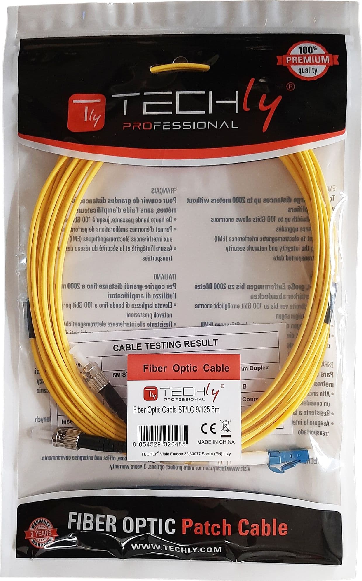 Cavo Fibra Ottica Monomodale OS2 ST/LC 9/125 1 m in  Scontolo.net - Potenza, commercioVirtuoso.it