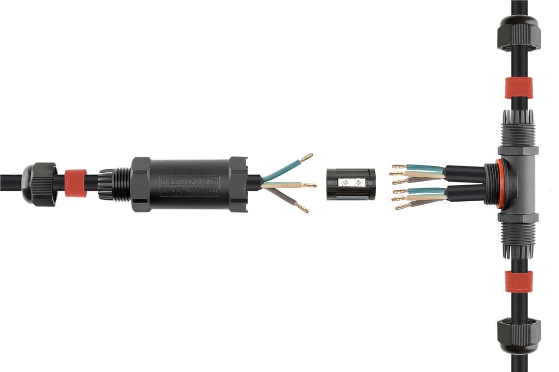 Raccordo di Connessione a T Impermeabile IP68 per Cavo Elettrico in Scatole di derivazione Scontolo.net - Potenza, commercioVirtuoso.it