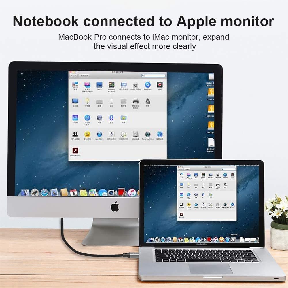Cavo Monitor Mini DisplayPort V.1.4 (Thunderbolt) M/M 2 m in  Scontolo.net - Potenza, commercioVirtuoso.it