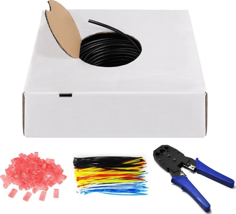 Kit Matassa U/UTP Cavo Cat.6 Rame 305m Rigido completo di Accessori in Cavi Ethernet Scontolo.net - Potenza, commercioVirtuoso.it