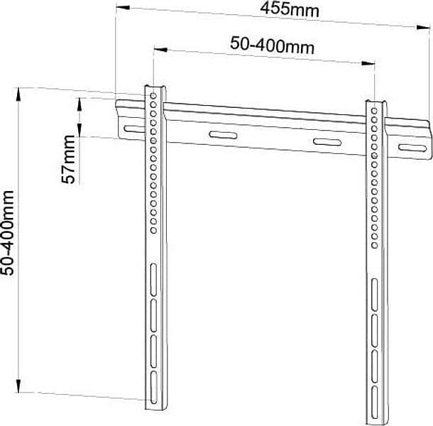 Staffa a Muro Ultra Slim TV LED LCD 23-55'' in Supporti da parete e da soffitto Scontolo.net - Potenza, commercioVirtuoso.it