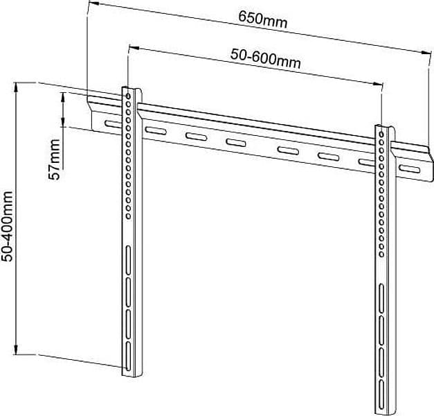 Staffa a Muro Ultra Slim TV LED LCD 40-65'' in Supporti da parete e da soffitto Scontolo.net - Potenza, commercioVirtuoso.it