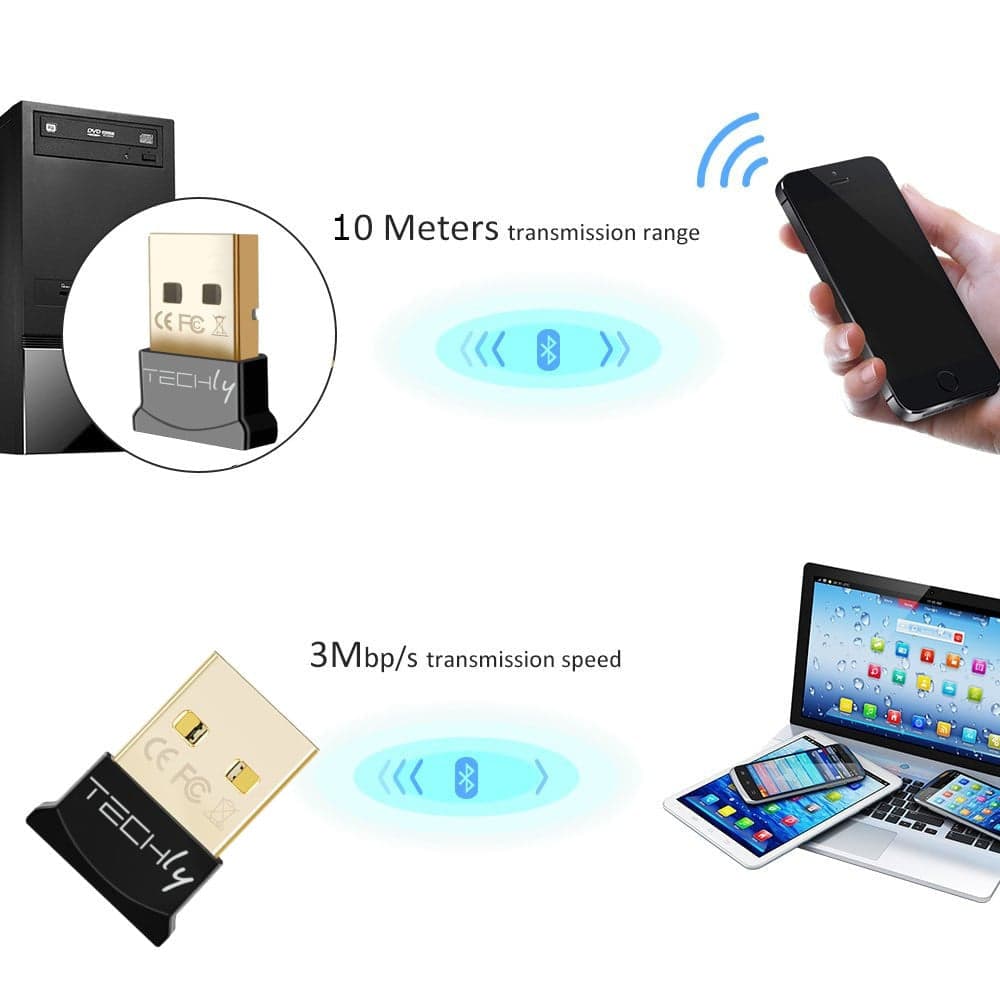 Adattatore USB Bluetooth 4.0 Dongle per PC Class 1 + EDR 3 Mbps in Adattatori USB wireless Scontolo.net - Potenza, commercioVirtuoso.it