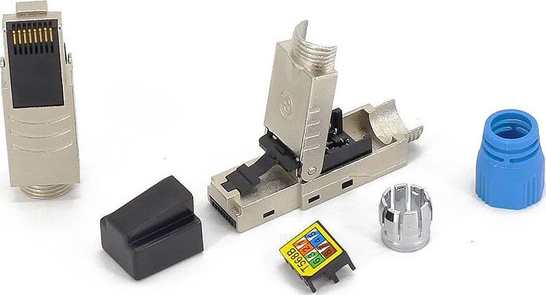 Plug RJ45 Cat.8.1 Schermato STP EconLine in Cavi Ethernet Scontolo.net - Potenza, commercioVirtuoso.it