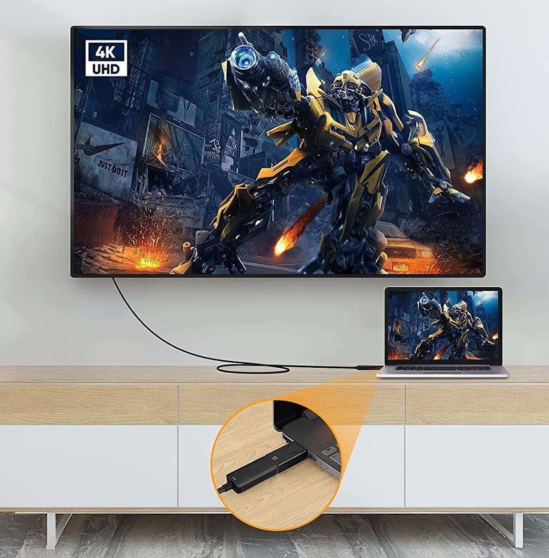 Adattatore Convertitore da DisplayPort DP 1.2 a HDMI 4K 60Hz Nero in  Scontolo.net - Potenza, commercioVirtuoso.it