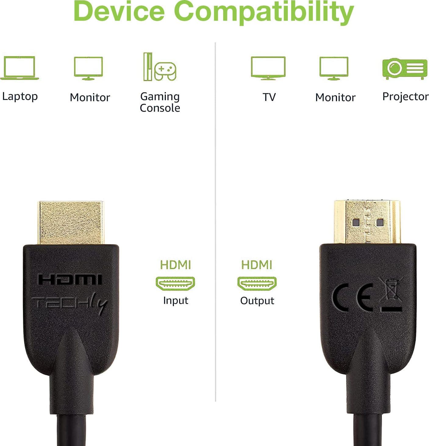 Cavo HDMI&trade High Speed 2.0 A/A M/M 0,5m Nero in Cavi HDMI Scontolo.net - Potenza, commercioVirtuoso.it