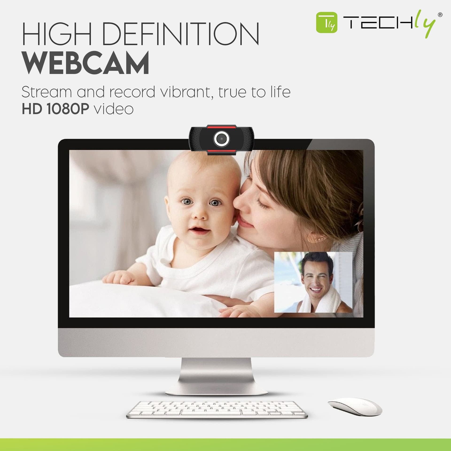 Webcam USB full HD 1080p con Riduzione del Rumore e Auto Focus in Webcam e periferiche VoIP Scontolo.net - Potenza, commercioVirtuoso.it