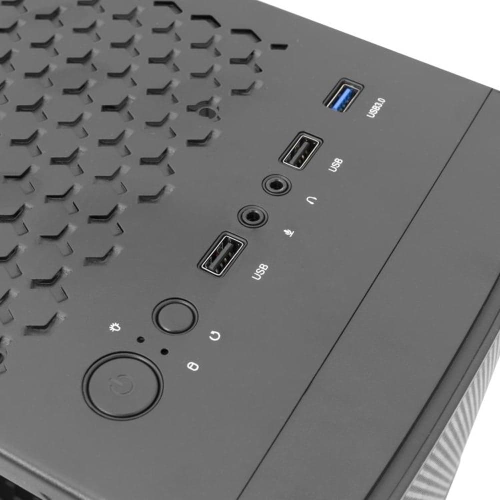 Case PC Chassis ATX Mid Tower con Ventola Nero in  Scontolo.net - Potenza, commercioVirtuoso.it