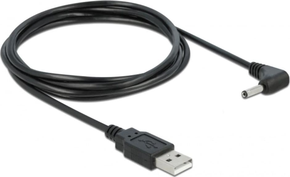 Cavo Alimentazione USB DC 3.5x1.35 mm Angolato 1,5 m Nero in Cavi di alimentazione Scontolo.net - Potenza, commercioVirtuoso.it