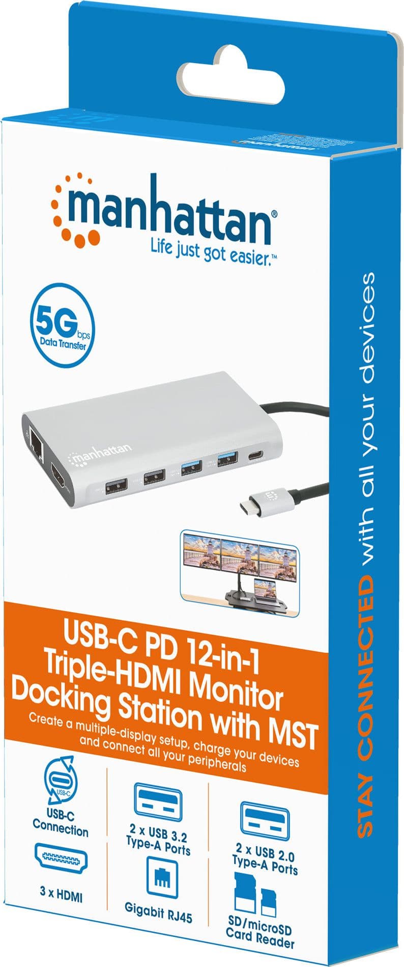 Docking Station USB-C&trade PD 12-in-1 5 Porte USB SD e MicroSD HDMI con MST 4K in  Scontolo.net - Potenza, commercioVirtuoso.it
