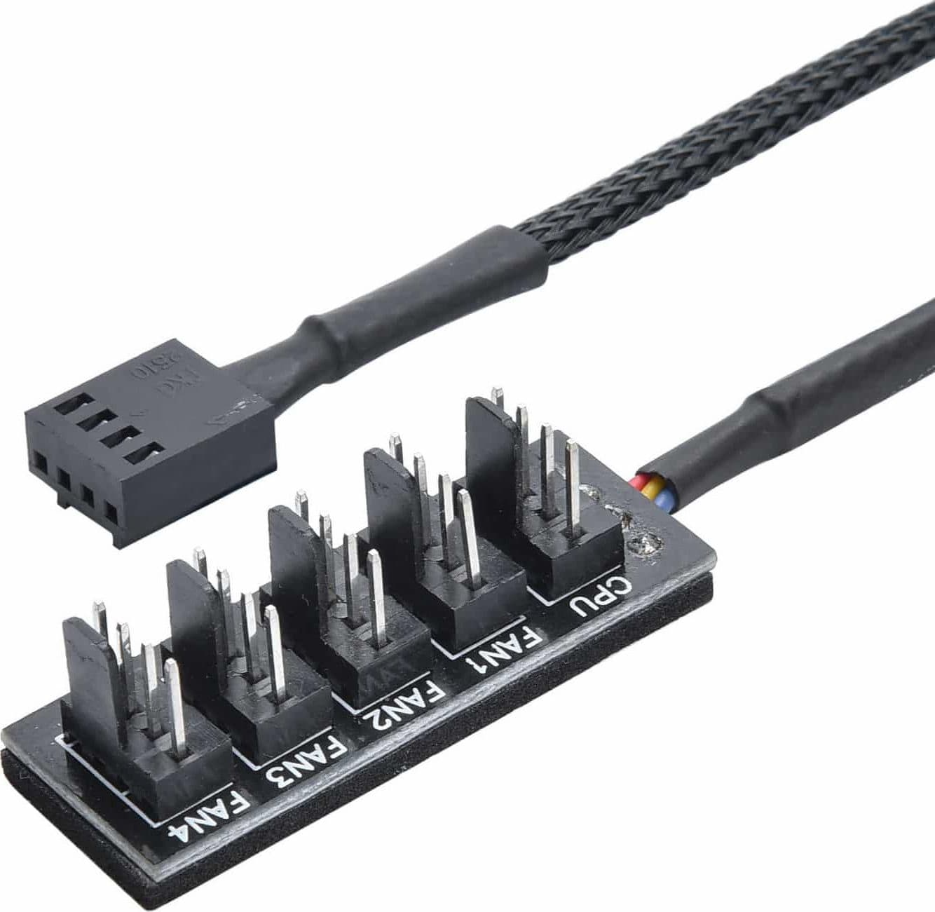 Cavo di Alimentazione per Ventole Hub Splitter PWM da 1 a 4 in  Scontolo.net - Potenza, commercioVirtuoso.it