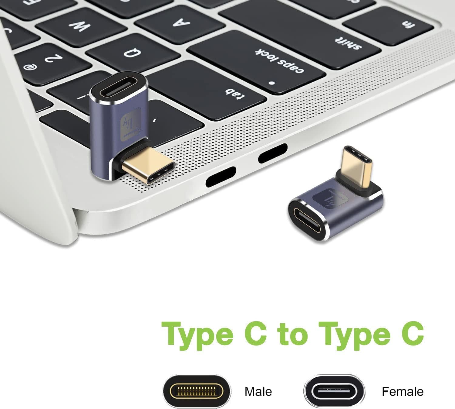 Adattatore USB-C&trade Maschio/Femmina Angolato 90&deg 40Gbps 4K e 8K in  Scontolo.net - Potenza, commercioVirtuoso.it