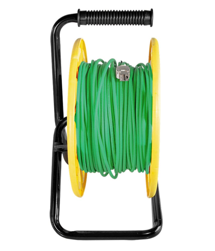 Cavo Patch Cat.7 Plug RJ45 S/FTP PUR con Avvolgicavo 60m Verde in Cavi Ethernet Scontolo.net - Potenza, commercioVirtuoso.it