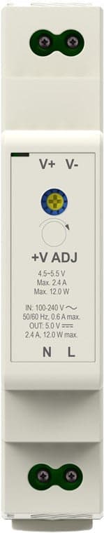 Alimentatore su Guida DIN 5V 2,4A 12W in Trasformatori Scontolo.net - Potenza, commercioVirtuoso.it