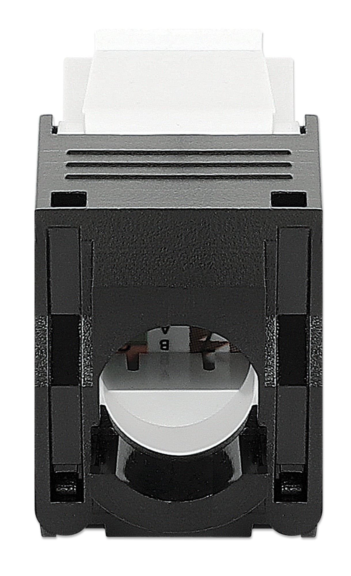 Frutto Keystone RJ45 Cat.6 UTP Tool-Free Bianco Nero in Cavi Ethernet Scontolo.net - Potenza, commercioVirtuoso.it