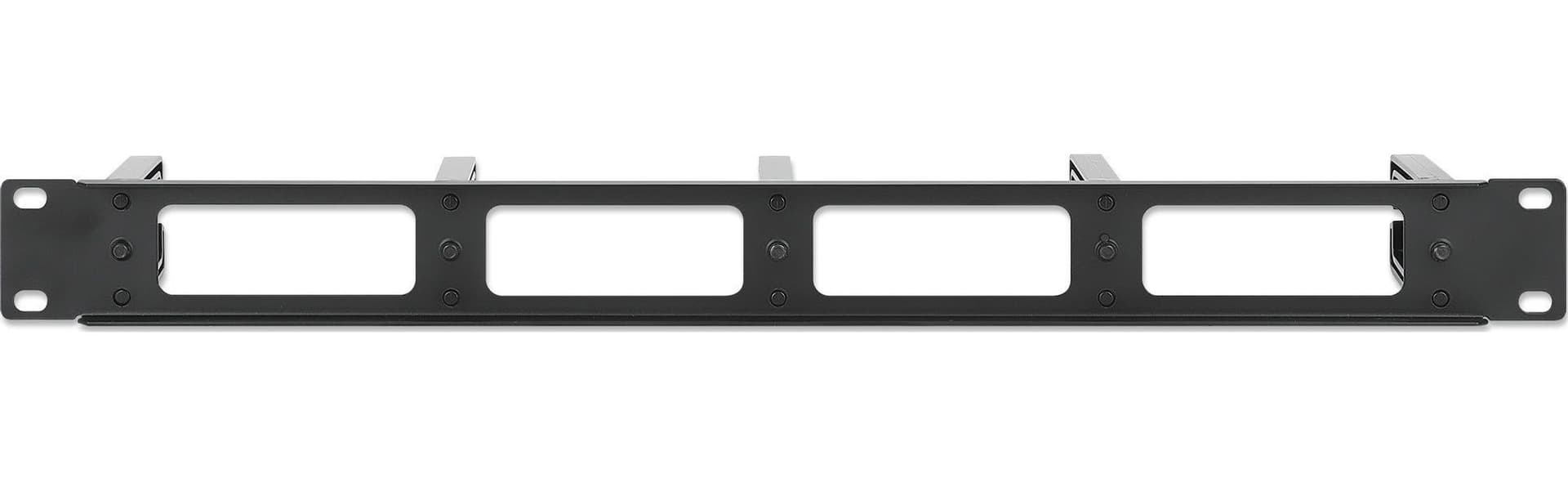 Pannello Passacavi 19'' 5 Anelli in Plastica 1U Nero in Guaine per cavi Scontolo.net - Potenza, commercioVirtuoso.it