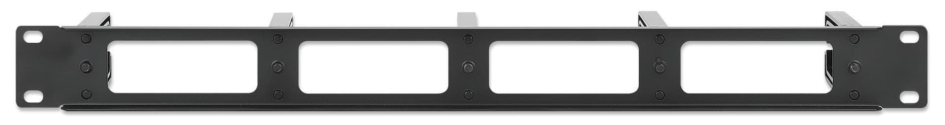 Pannello Passacavi 19'' 5 Anelli in Plastica 1U Nero in Guaine per cavi Scontolo.net - Potenza, commercioVirtuoso.it