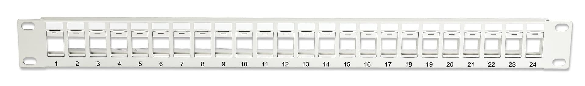 Pannello Patch Modulare Senza Frutti 24 Posti 1U Grigio in Cavi Ethernet Scontolo.net - Potenza, commercioVirtuoso.it
