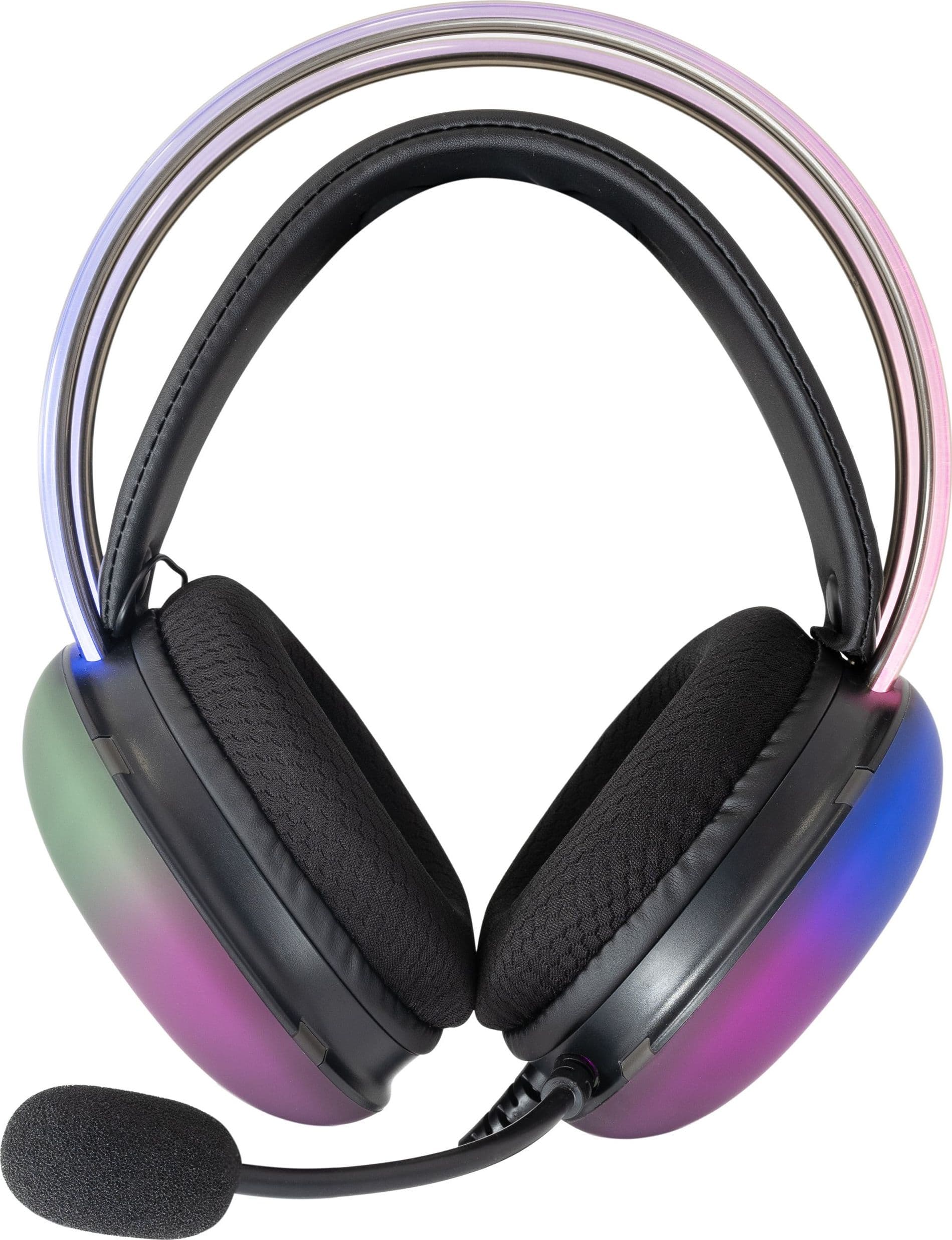Cuffia Gaming Stereo con Microfono e Illuminazione RGB su Cuffie e Archetto Nero FIREFLY in Cuffie gaming Scontolo.net - Potenza, commercioVirtuoso.it