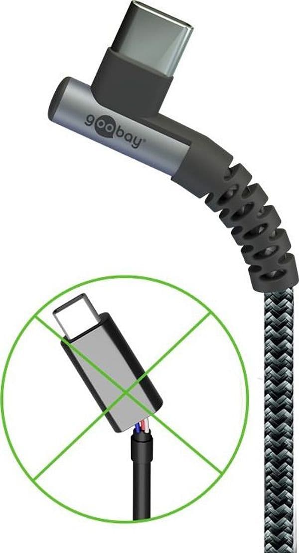 Cavo USB-C&trade Maschio Angolato a USB-C&trade Dritto 0,5m in  Scontolo.net - Potenza, commercioVirtuoso.it