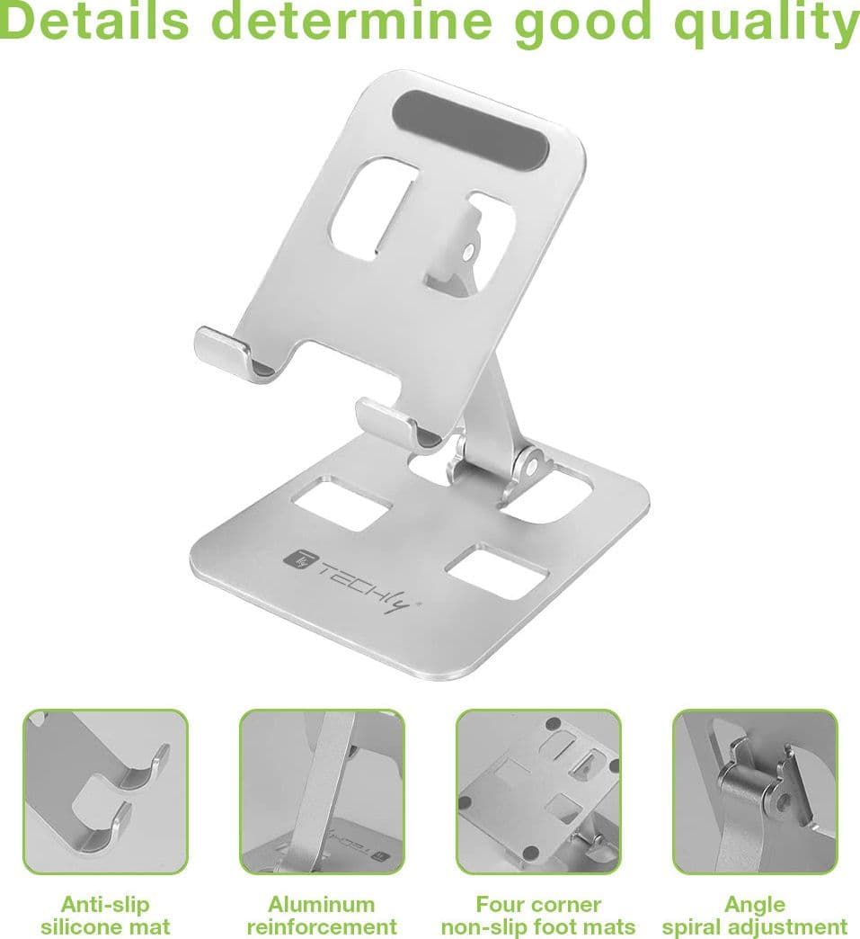 Supporto Universale Porta Smartphone e Tablet Regolabile e Pieghevole in Supporti Scontolo.net - Potenza, commercioVirtuoso.it
