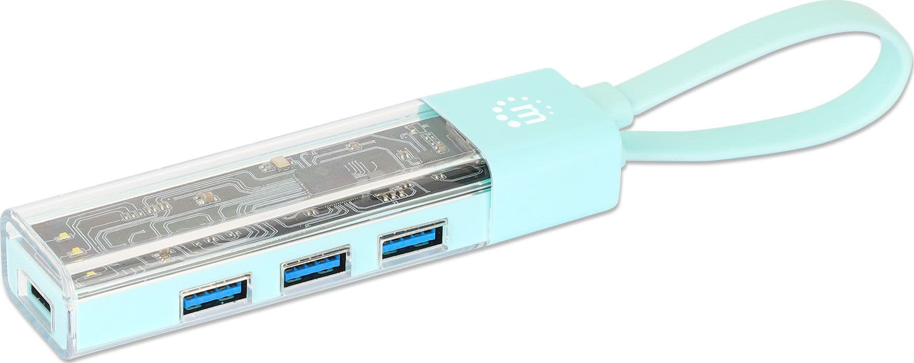 Hub Combo USB 3.0 USB-C&trade e USB-A 4 Porte Verde Trasparente in  Scontolo.net - Potenza, commercioVirtuoso.it